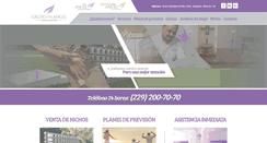 Desktop Screenshot of delangelfuneraria.com